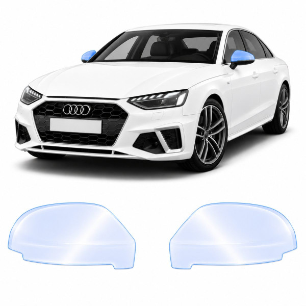 Антигравійна захисна бронеплівка за лекалами для Audi A4 B9 facelift 2020-2025 - дзеркала