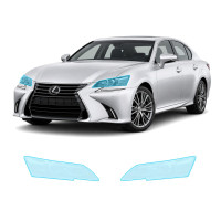 Антигравійна захисна бронеплівка за лекалами для Lexus GS L10 facelift 2015-2020 - оптика (фари та ПТФ)