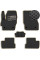 Коврики в салон EVA для Mazda 3 II BL SD/HB 2009-2013 с подпятником Черные-Бежевый кант 5 шт