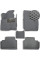 5D EVA Коврики в салон  для Hyundai Tucson (NX4) 2021- ДВС (Металлический подпятник) Серые 5 шт