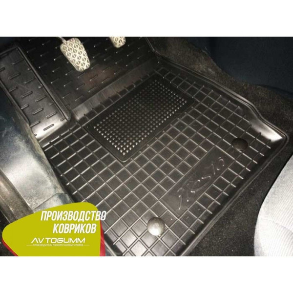 Водительский коврик в салон Ford Fiesta 2008- (Avto-Gumm)