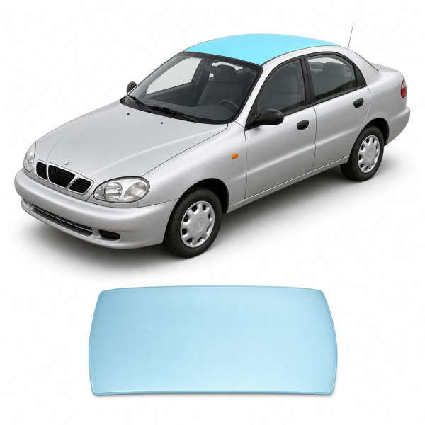 Антигравийная защитная бронепленка по лекалам для Daewoo Lanos T100 1997-2017 - зона крыши