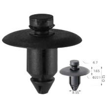 Клипса для обшивки дверей Chrysler, Dodge (WX68DX9AA, WX68DX9-AA) (C1316)