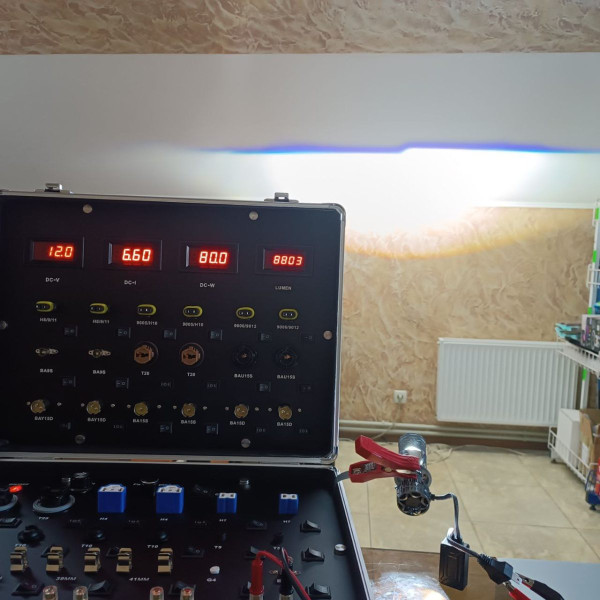LED лампи автомобільні H4 Mini 160/170W 18000Lm 6000K (Лінзовані D35 мм З Оманкою Canbus) F60