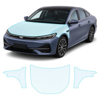 Антигравийная защитная бронепленка по лекалам для Geely Galaxy A7 I 2024- капот и передние крылья