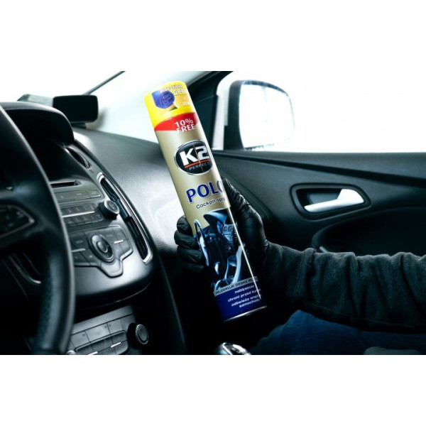 Полироль торпеды спрей K2 Polo Peach (Персик) 750 ml Оригинал (K20130)