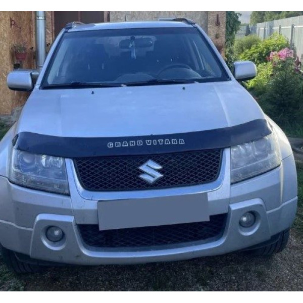 Дефлектор капоту мухобійка для Suzuki Grand Vitara 2005- Евро Крепление (Vip Tuning)