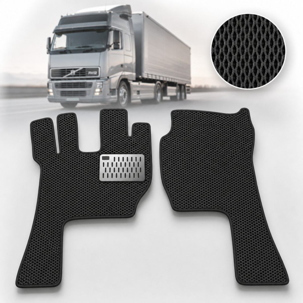 Коврики в салон EVA для Volvo FH 12-16 (грузовик) 1998-2008 с подпятником 2 шт