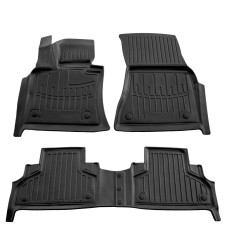 Автомобільні 3D килимки в салон для BMW X5 (F15) 2013-2018 / X6 (F16) 2014-2019 Високий борт