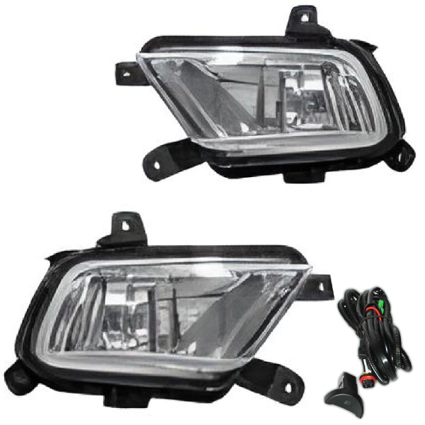Протитуманні фари для KIA Rio 2009-2011 12V 27W Комплект з проводкою (KA-553)