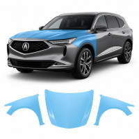 Антигравійна захисна бронеплівка за лекалами для Acura MDX YD4 2022 - капот і передні крила
