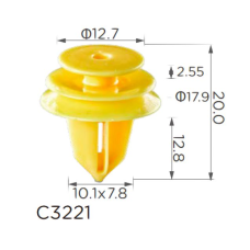 Клипса крепления обшивки двери NISSAN (84953JA00A 15593) (C3221)