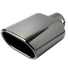 Насадка на глушник Vitol 203x135-63x60 мм Темний Хром (НГ-0109-BK)