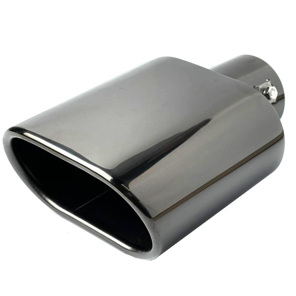 Насадка на глушитель Vitol 203x135-63x60 мм Темный Хром (НГ-0109-BK)