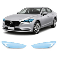 Антигравийная защитная бронепленка по лекалам для Mazda Mazda6 GL facelift 2018- оптика (фары и ПТФ)