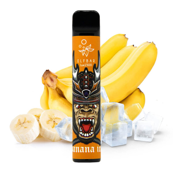 Elf Bar Lux 1500 POD 2% Оригинал Banana Ice Банан Лёд