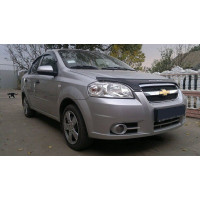 Дефлектор капота мухобойка Chevrolet Aveo 2006-2011 седан