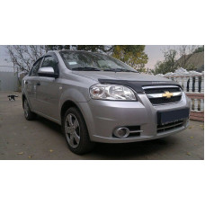 Дефлектор капоту мухобійка Chevrolet Aveo 2006-2011