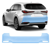 Антигравийная защитная бронепленка по лекалам для Mazda CX-90 2023- задний бампер