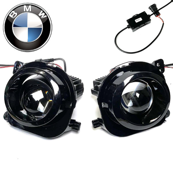 Протитуманні LED фари для BMW 5 series X2 X6 Ø76 мм 35W 6000K Універсальні Біле Світло (GTW-G38)