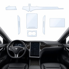 Набір Плівок захисних для салону Tesla Model S 2012-2021 TPH (Кансолі Дисплея Ручок)