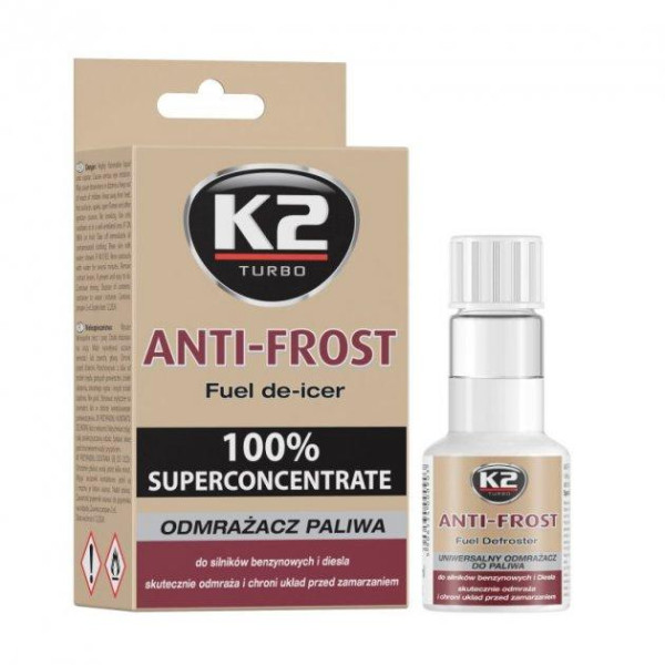 Средство для размораживания топлива K2 Anti-Frost Fuel De-Icer 50 мл (T313) 50 мл