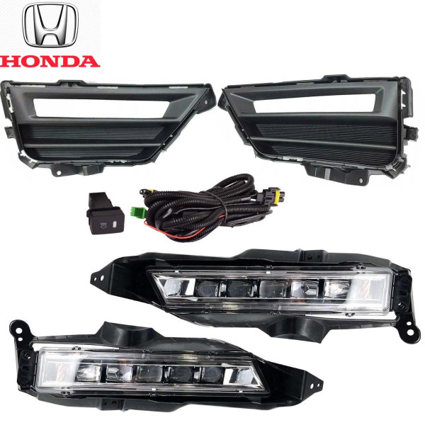 LED Противотуманные фары для Honda CR-V 2019- с проводкой Комплект (HD-2293-LED)