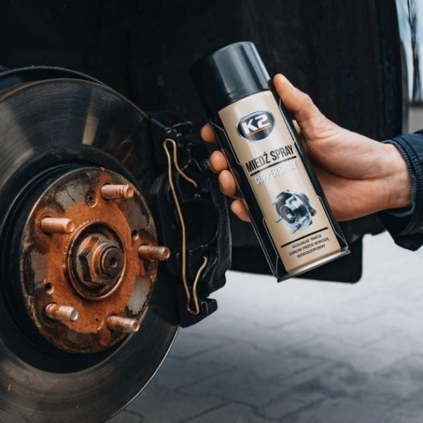 Смазка медная высокотемпературная K2 PRO COPPER SPRAY аэрозоль 400 мл (W122) (K20296)