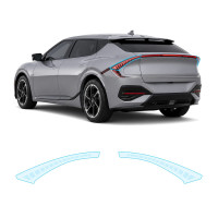 Антигравийная защитная бронепленка по лекалам для Kia EV6 - facelift 2025 - задние фонари стопы