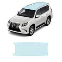 Антигравийная защитная бронепленка по лекалам для Lexus GX J150 facelift 1 2014-2019 - зона крыши