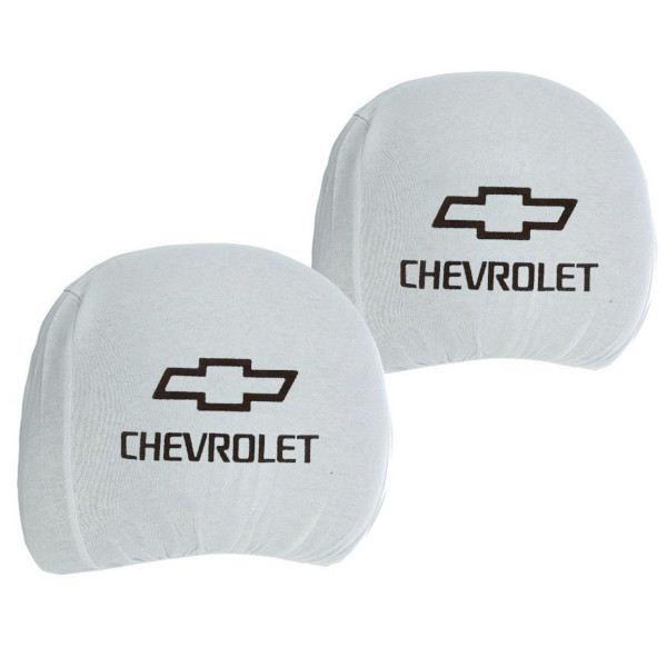 Чохол підголівників CHEVROLET білі
