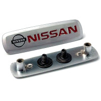 Емблема шильдик Nissan для автомобільних килимків Алюміній 1 шт