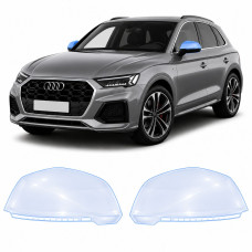 Антигравийная защитная бронепленка по лекалам для Audi Q5 FY facelift 2021-2024 - зеркала