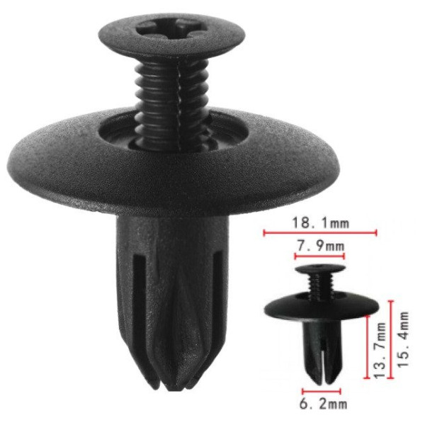 Клипса распорные Honda (91524-SE0-003, 91524SE0003, 11022) (C556)