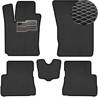 Килимки у салон EVA для Hyundai Getz 2005-2008 з підп'ятником Черні-Чорний кант 5 шт