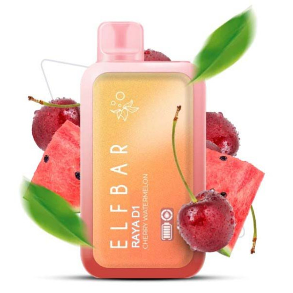 Elf Bar RAYA D13000 18 ml Cherry Watermelon (Вишня Кавун) З Індикацією