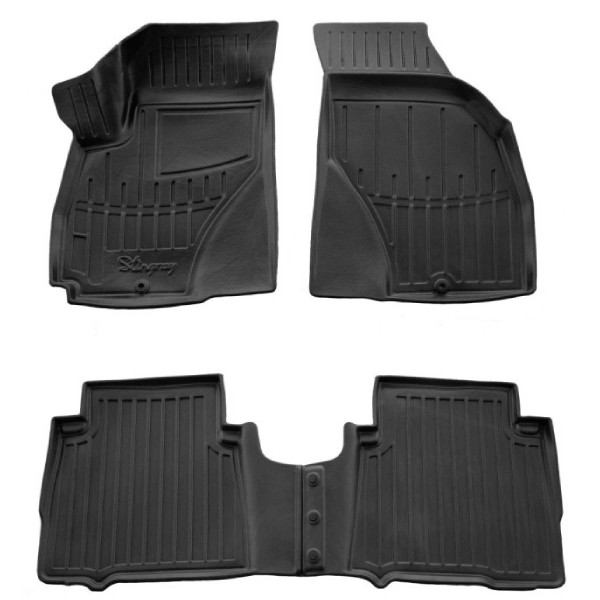 Santa Fe I SM 2001-2006 комплект 3D ковриков с 4 штук
