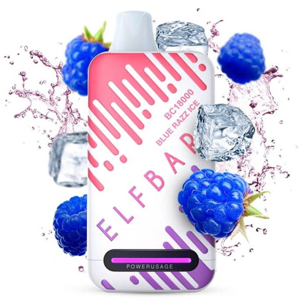 Elf Bar BC 15000 18ml Blue Razz Ice (Блакитна Малина Лід) Два режима