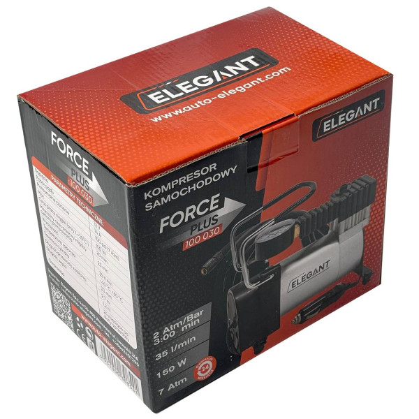 Автомобільний компресор Force PLUS 12v 150Вт 35л 7атм 14А (100 030)