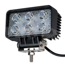 Додаткова LED фара 18W (3W*6) 10-30V 110x61x55 mm Ближній (09-18W) 1 шт (2700)