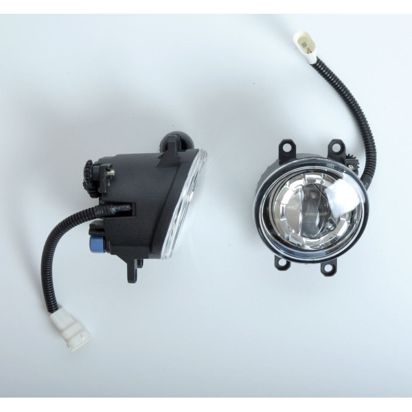 Протитуманні LED Фари круглі косий кут/лінза з ДХО D-100мм/10W/6500K-COB 2 шт
