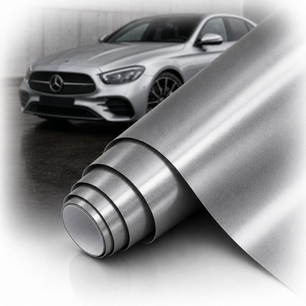 Автомобільна Вінілова Плівка ПВХ Mirror Silver 1.52 Метра х 1 Метр 160 мікрон PET основа (G260306)