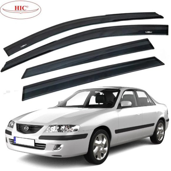 Дефлекторы окон ветровики HIC для Mazda 626 1997-2002 Оригинал (Ma02)