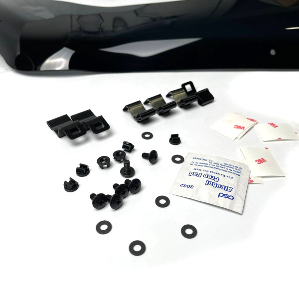 Дефлектор капота мухобойка HIC для Toyota Land Cruiser 120 2003-2010  Оригінал (FH-T03-1)