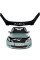Дефлектор капота мухобойка Skoda Fabia II 2007-2010 Voron Glass
