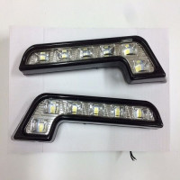 Дневные ходовые огни ДХО 175x16x43 мм / 0.35W* 6LED / Белые 2 шт