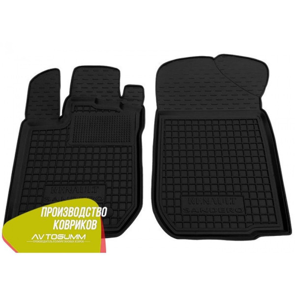 Передние коврики в автомобиль Renault Sandero 2013- (Avto-Gumm)