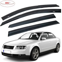 Дефлекторы окон ветровики HIC для Audi A4 (В6) 2001-2008 Седан Оригинал (AU01)