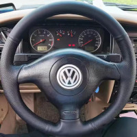 Чехол Оплетка Руля для Volkswagen Passat B5 / Golf 4 / Fabia I 1996-2005 Кожа (Модельная Выкройка)