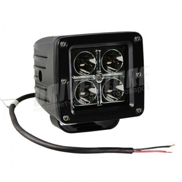 Дополнительная LED фара 16W (4W*4) 10-30V 82x76x80 mm Ближний 1 шт D23